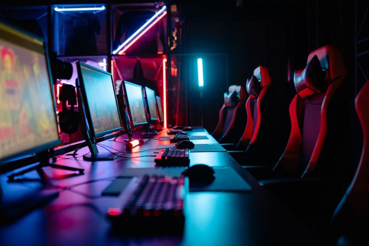 gaming PC setup