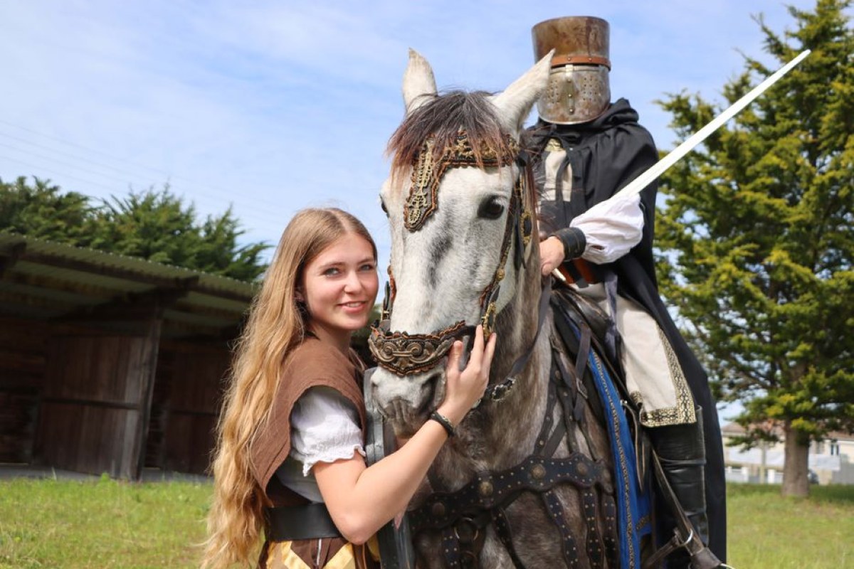 medieval knight forest