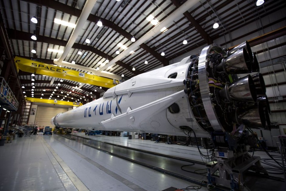 SpaceX satellite factory