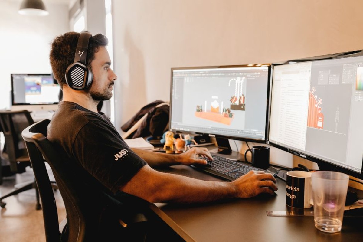 Double Fine studio office